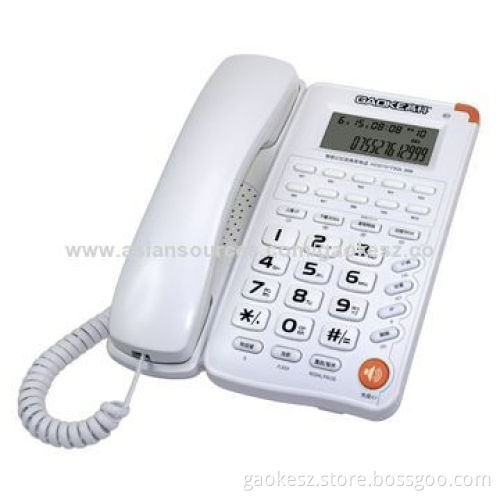 One Group of Manual IP Caller ID Telephone, Memory of Length Can be 32 Digits
